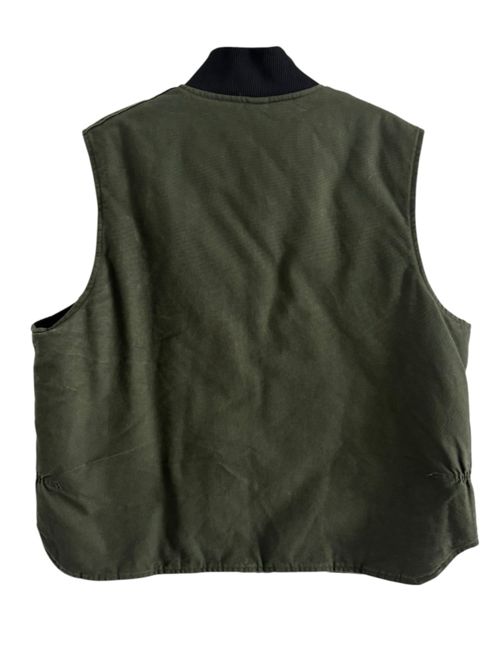 Carhartt Vtg dark green 3xlg men’s nylon insulated vest. VQ184 “1194” date - Picture 4 of 10